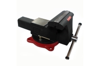 Усиленные тиски, слесарные с поворотной станиной и шириной губок 10"(250мм) FORCE 6540210A