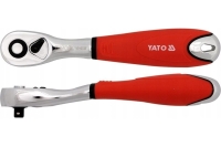 Трещотка YATO с изогнутой ручкой 1/4" YT-0733