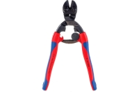 Болторез Knipex, CoBolt, компактный, с пружиной, голова 20 градусов, 200 мм, черный, 2К ручки, KN-7122200SB