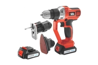 Многофункциональный инструмент 4 в 1 Black+Decker MFL143KB