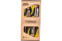 Набор из 4 плоских стамесок с ручкой NAREX SUPER 2009 LINE PROFI 6, 12, 20, 26 мм 860600