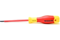 Диэлектрическая отвертка Wokin шлицевая, 0.8x4x100 мм 1352854