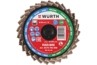 Шлифовальный диск лепестковый Flexi-Disc ZC40 D50ХROLOC Wurth 0578705040060 10