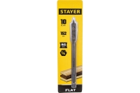 Сверло перьевое по дереву FLAT 10 мм Stayer 2950-10_z01