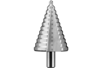 Ступенчатое сверло по металлу ЗУБР Профессионал 6-52 мм, 12 ступеней, сталь Р6М5 29670-6-52