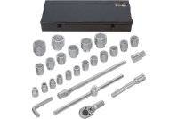 Набор торцевых головок ROCKFORCE 3/4"DR 6-гранных, 17-50 мм, 1"DR, 26 предметов RF-68263-5