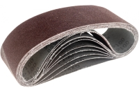 Лента абразивная бесконечная (10 шт; 75x533 мм; P 100) MATRIX 74237