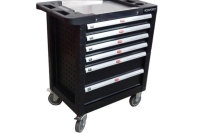 Инструментальная тележка ROCKFORCE 6 секций с пластиковой защитой корпуса RF-1141116 Инструментальная тележка ROCKFORCE 6 секций с пластиковой защитой корпуса RF-1141116