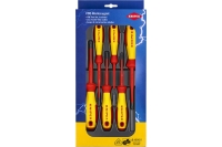 Набор тонких отверток KNIPEX VDE 1000В, 6 пр, SL2.5/4.0 шлиц, PH1/2 крест., PZ1/2, KN-002012V04