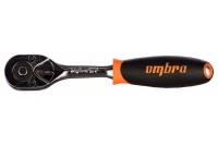 Рукоятка трещоточная 1/4д.DR, 72 зубца, 140 мм Ombra 281402