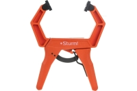 Струбцина Sturm клещеобразная с храповым механизмом, длина 226мм, зев 75мм 1078-09-075