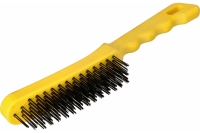 Ручная щетка FASTER TOOLS пластик, сталь, 6 рядов, 125x35 1864