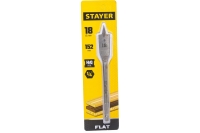 Сверло перьевое по дереву FLAT 18 мм Stayer 2950-18_z01