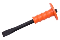 Зубило плоское профессиональное с протектором (24х18х300 мм; шестигранный хвостовик) HARDEN 610817