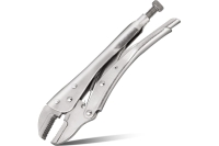 Зажимные клещи DELI dl109010 с прямыми губками, 220мм, рабочий ход 65мм, регулировочный винт 110710