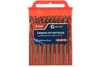 Сверло по металлу Profi (10 шт; 6х93 мм; Р6М5К5) CUTOP 48-60-10