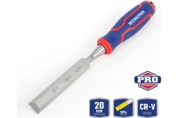 Стамеска-долото WORKPRO 20 мм, CR-V кованая сталь WP243009