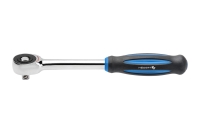 Трещотка HOEGERT TECHNIK с поворотной рукояткой, 1/4, 60 зубцов HT1R374