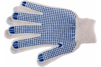 Перчатки Россия х/б, ПВХ Точка 67715