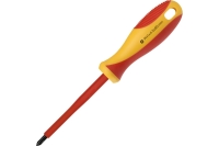 Диэлектрическая крестовая отвертка Smartbuy PH1x80, до 1000 В, VDE SBT-SCI-PH1x80P1