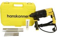 Перфоратор Hanskonner SDS Plus HRH0826LRE