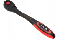 Трещотка YATO 1/2" 72 Т 257мм, изогнутая (холдер) YT-0295