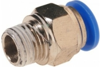 Фитинг для пластиковых трубок (10 мм; 1/4М) ROCKFORCE RF-SPC10-02