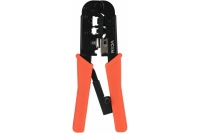 Обжимные клещи VCOM для разъемов RJ45, RJ12, RJ11, 6p6c,8p8c, с фиксатором NT082