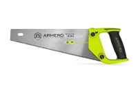 Ножовка по дереву, 400мм, 3d, средний зуб ARMERO A534/400