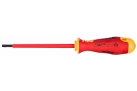 Диэлектрическая отвертка Felo Ergonic 5,5х1,0х125 плоская шлицевая 41305590