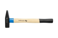 Слесарный молоток HOEGERT TECHNIK кованый, 100 г, с деревянной рукояткой HT3B001