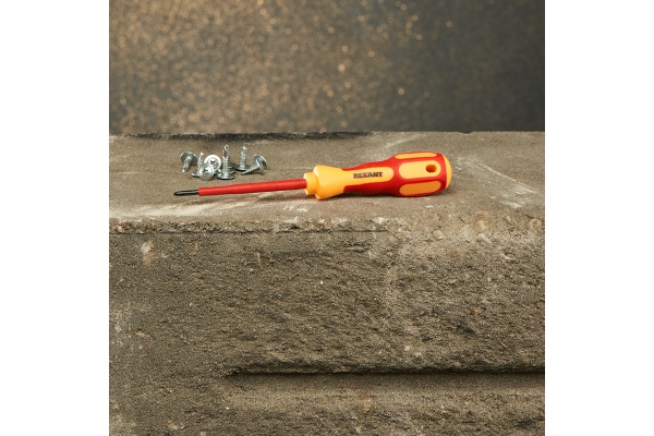 Крестовая отвертка электрика REXANT PH 0х75 мм 12-4715 Крестовая отвертка электрика REXANT PH 0х75 мм 12-4715