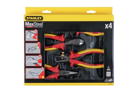 Набор инструментов Stanley MAXSTEEL 4 пр, 1000В 4-84-489 Набор инструментов Stanley MAXSTEEL 4 пр, 1000В 4-84-489