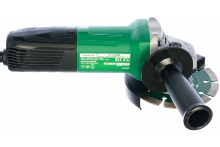 Угловая шлифмашина Hitachi G13SS2-NU + алмазный диск Carat