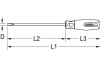 Шлицевая отвертка KS Tools VDE 2,5x75 мм ERGOTORQUE 117.0502