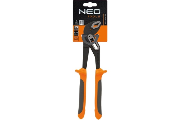 Трубные клещи NEO Tools 250 мм диапазон 0-36 мм 01-201