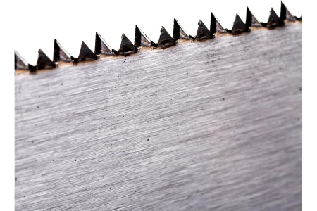 Обушковая ножовка HOEGERT TECHNIK 350 мм, 11 TPI, двухсторонняя заточка HT3S232