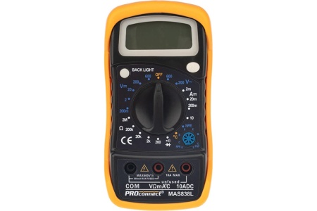 Универсальный мультиметр PROconnect MAS838L 13-3022