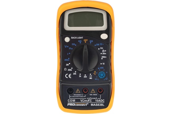 Универсальный мультиметр PROconnect MAS838L 13-3022