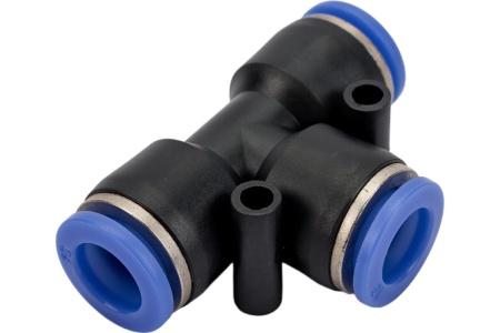 Фитинг T-образный 10 мм для пластиковых трубок ROCKFORCE RF-SPE10