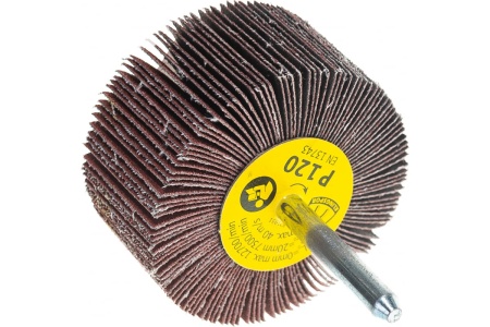 Круг шлифовальный лепестковый на шпильке (60х30 мм; 6 мм; Р120) KLINGSPOR 13054