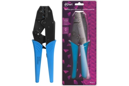Набор для обжима наконечников duwi PROFI +2, клещи, 2 матрицы 26121 6