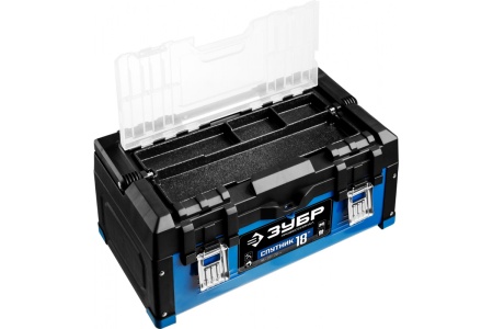 Металлический ящик для инструмента ЗУБР "СПУТНИК-18" Профессионал 38153-18