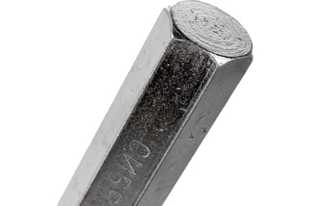 Имбусовый ключ HEX, 17мм 45x, закаленный, никель СИБРТЕХ 12348