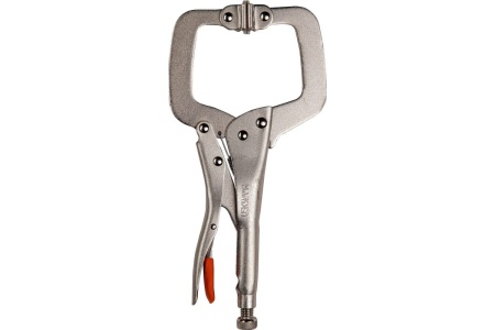 Сварочные зажимные клещи HARDEN тип С с плоской площадкой, 280мм. 560635