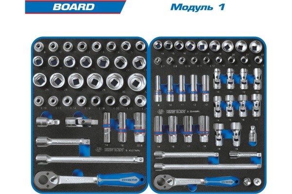 Набор инструментов KING TONY BOARD в чёрной тележке, 325 предметов 9G35-325MRV Набор инструментов KING TONY BOARD в чёрной тележке, 325 предметов 9G35-325MRV