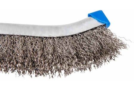 Щётка NORGAU с пластиковой рукояткой, проволока из нерж. стали 087602101