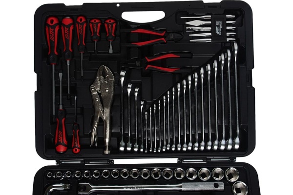 Набор 6-гранных инструментов 1/4" & 1/2" в кейсе, 156шт JTC JTC-H156C-B72