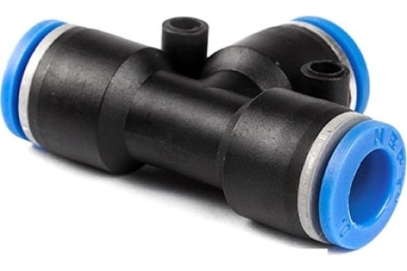 Фитинг цанговый тройник 10 мм Pegas pneumatic 5604