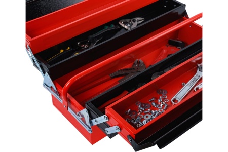 Ящик для инструментов ABC 5 секций, 560x200x200 мм AB1327B